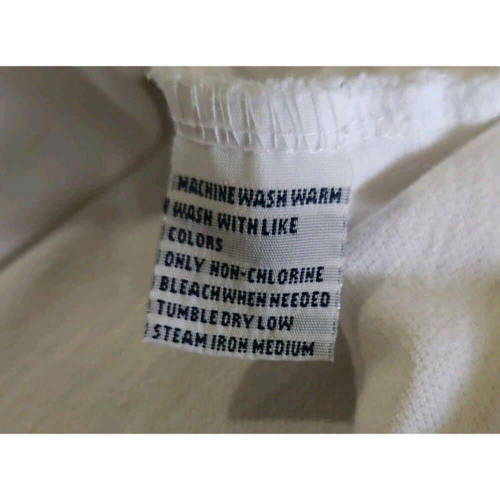 Vtg Polo Ralph Lauren Big Pony Shirt Mens XL White Cotton Mesh Classic Fit 90s - Picture 9 of 9